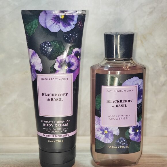 🆕Bath & Body Works Blackberry & Basil Bundle/Lot - Picture 2 of 3